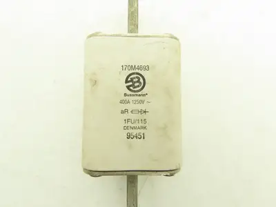 Bussman 170M4693 Fast Acting Fuse 400A 1300V 1FU/115 Size