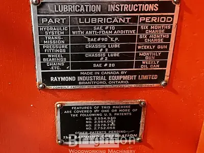 USED RAYMOND MODEL 810 USED ELECTRIC REACH FORKLIFT