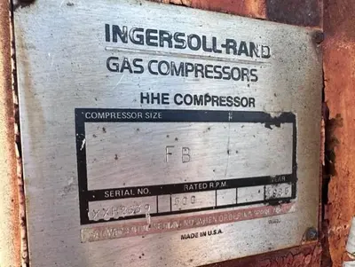 USED INGERSOLL RAND 4HHE-FB-3-1