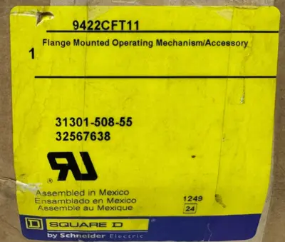 NEW SQUARE D 9422CFT11 FLANGE MOUNTED OPERATING MECHANISM /ACCESSORY
