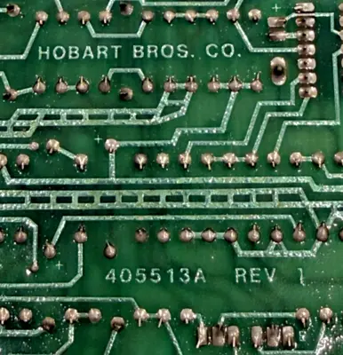 NEW HOBART BROS CO. 405513A REV. 1 PCB BOARD 394683 R15