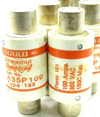 11 NEW GOULD SHAWMUT A35P100 FUSES TYPE 183 100AMP 350VAC