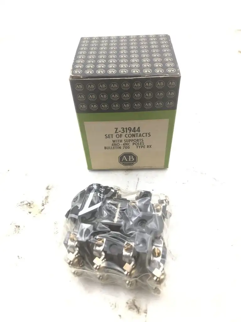 Allen-Bradley Z-31944 Type BX Set of Contacts with Supports 4NO/4NC Poles -NIB