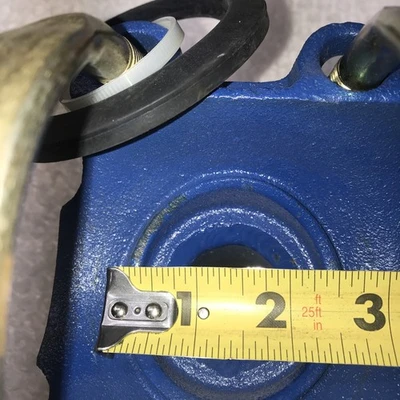 **10674 Tapping Service  Iron Saddle Clamp Double#