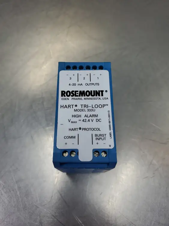 Used Rosemount ROSEMOUNT MODEL 333U PLC Input & Output South Carolina US | Palmetto Automation #1158852