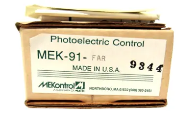 NEW MEKONTROL MEK-91-FAR PHOTOELECTRIC CONTROL MEK91FAR