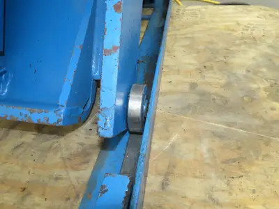 Bishamon Optimus Hydraulic Lift Table 2500lbs 36" Travel 24x48" Top 3Ph