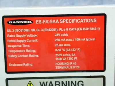 USED BANNER ESFA9AA