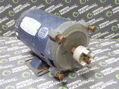 3/4 HP Leeson C4T17DK3A Electric Motor 100602.00 208-230/460V 1725/1425 RPM Used