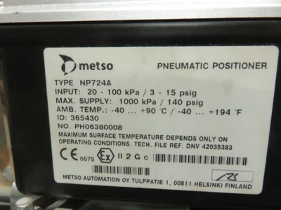 Hammel Dahl / Koso America 1.5"-150 Steam Valve , Unused Condition