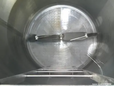 Used 1,900 Gallon JV Northwest Stainless Steel Jacketed Tank with 3 HP Agitator – 45 PSI, UM Stamped