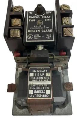 NEW JOSLYN CLARK 713UPE-76 PNEUMATIC TIMING RELAY 713UPE76
