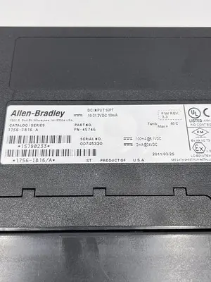 Used ALLEN-BRADLEY ALLEN-BRADLEY 1756-IB16 SER A PLC Input & Output | ND Industrial Surplus #1215133