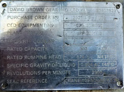 USED SULZER BINGHAM 6X8X12.5A MSD