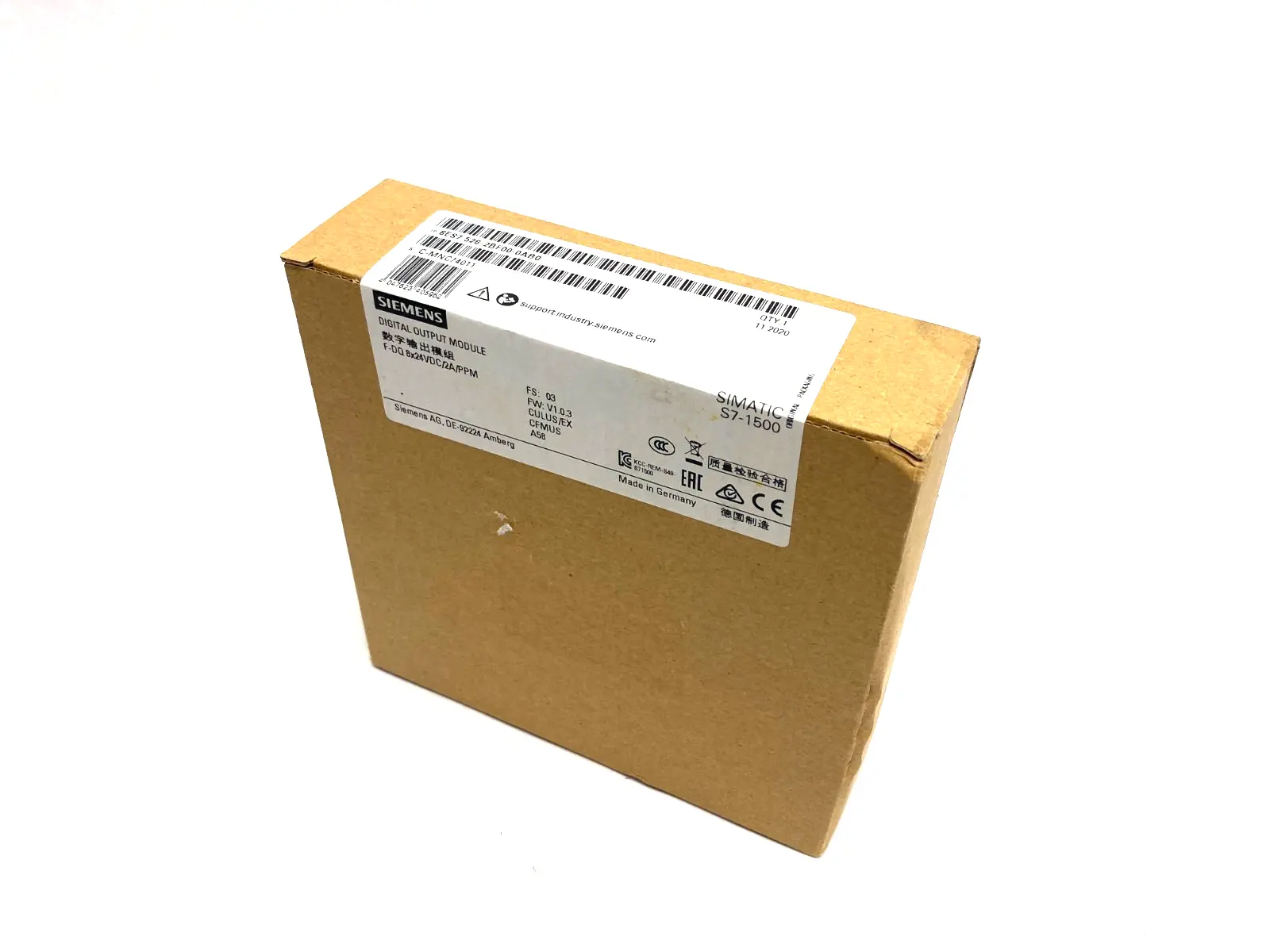 NEW SIEMENS SIMATIC S7-1500 DIGITAL INPUT MODULE F-DQ 8X24VDC/2A/PPM