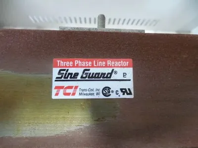 USED 600 Volt 200 Amp Enclosed Line Reactor by Trans Coil Inc KLR200APT5 KLR200ACB