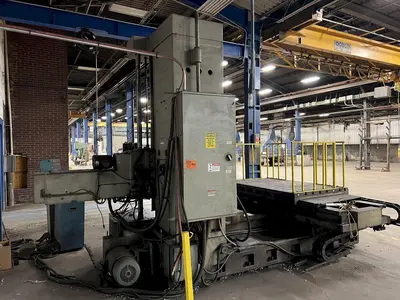 4" SHIBAURA MODEL BT-10B TABLE TYPE HORIZONTAL BORING MILL: STOCK #18188