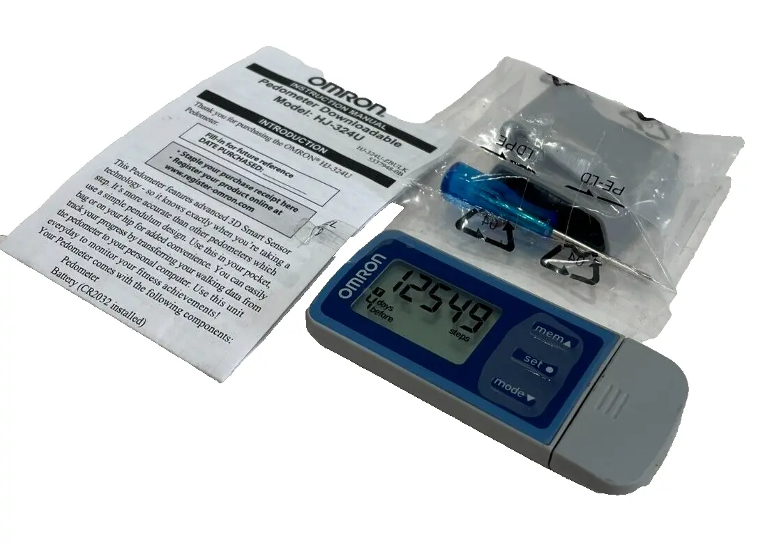 NEW OMRON HJ-324U PEDOMETER HJ324U