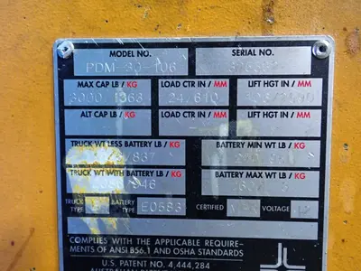 Used BIG JOE PDM30106 Misc Forklifts Ohio US | HGR 24 #910045