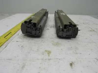 ENTRETEC MB2,5/6,4G DIN Rail W/45+ Terminal Blocks W/12-1/2" Lot of 2