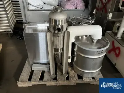 Used Patterson-Kelley 2 Cu Ft P-K Double Cone Dryer, Hastelloy C22, 100# Dryers Ohio US | Federal Equipment Company #130256