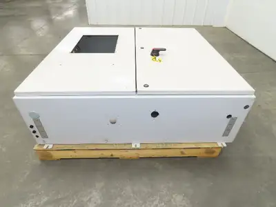 Electrical Enclosure 48x50x16" Control Panel Wall Mount Backplate 17x13" Cutout