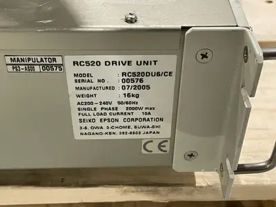 Used Seiko Epson PS3-AS00, RC520DU6/CE Robots Michigan US | Maverick Industrial Sales #1396973