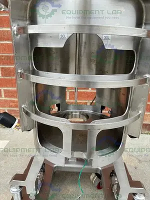 USED THERMO HYPERFORMA STAINLESS STEEL WATER JACKETED SINGLE USE 50L 5:1 BIOREACTOR
