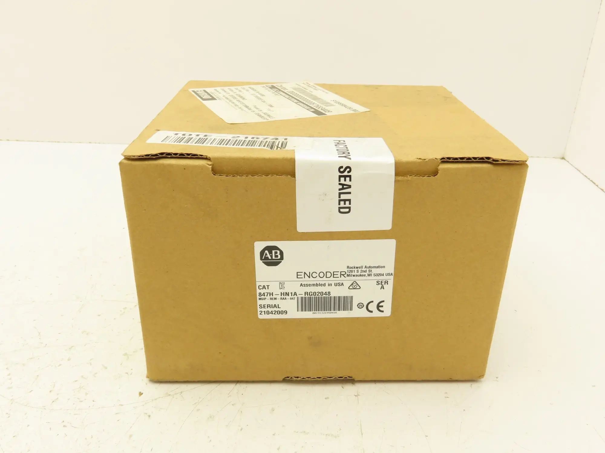 Allen Bradley 847H-HN1A-RG02048 Rockwell 847 Incremental Optical Encoder 3/8"