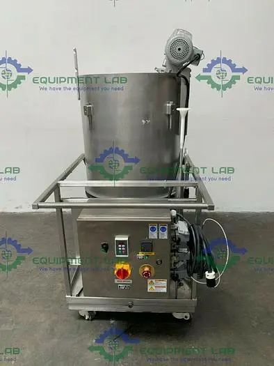 Used HYCLONE 250L SV50172.01 MIXER W/ GTR 4 1/4HP MOTOR ON ROLLING CART Bioreactors California US | Equipment Lab #486934