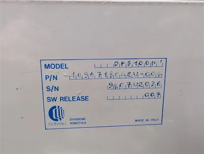 Comau DPS 100 HV Servo Power Supply Module 10907180 Rev. 004 Used