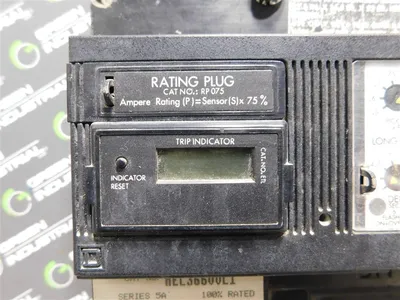 Square D MEL36600LI Circuit Breaker 800A Frame Sensor RP 075 Rating Plug Used