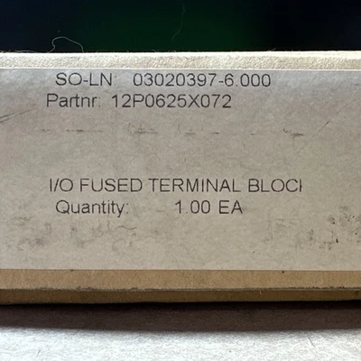 NEW Fisher-Rosemount Systems / Emerson 12P2535X042