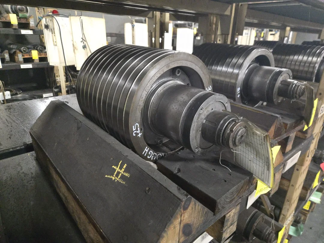 (1) OD Grind Drum Spindle