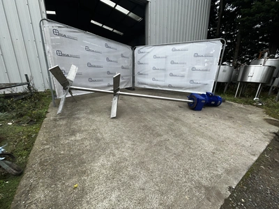 15 kw 82 Rpm Flange Mounted Greaves S/S Mixer