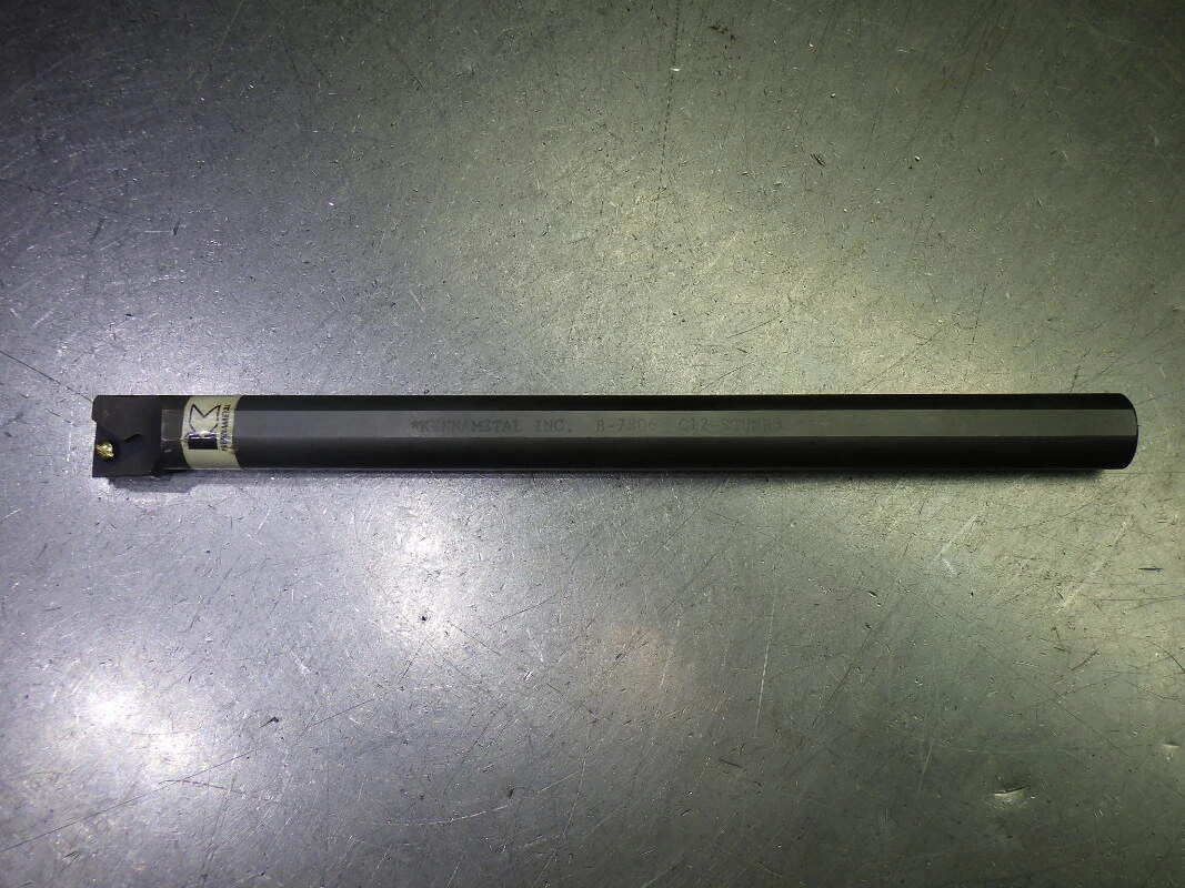 Kennametal Indexable Carbide Boring Bar 3/4" Shank 10.25" OAL C12-STUNR3 (LOC1398C)