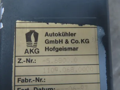 Autokuhler Kaeser CS-76 Air Compressor Oil Cooler Radiator After Cooler 60Hp