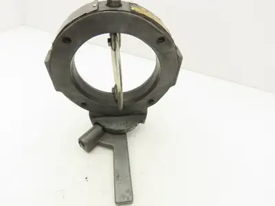 Patterson Kelley 6" Butterfly Valve 316 Stainless Disc Solids Flow 4-Bolt Wafer