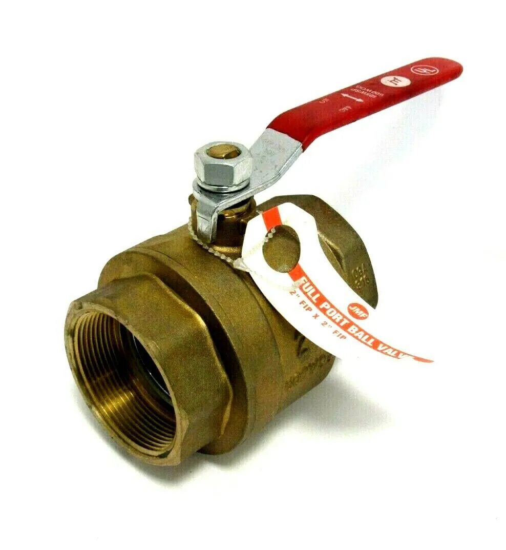NEW JMF 125G SHUT OFF VALVE 2" ASME 816.33 CGA 316 600 WOG 9BX3 2" FIPx2" FIP