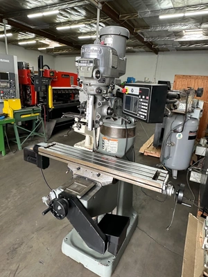 BRIDGEPORT SERIES 1 2HP 9"x48" MILLING MACHINES, VERTICAL | Wheeler Machinery Sales (2)