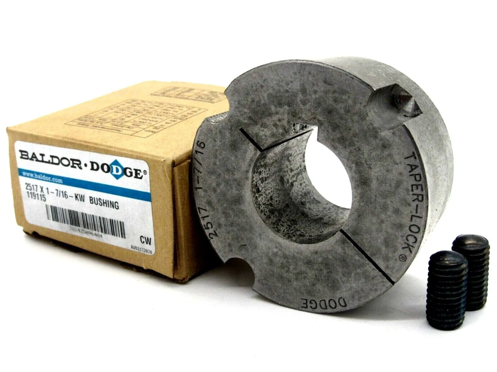 NEW BALDOR DODGE 2517X1-7/16-KW BUSHING TAPER-LOCK 119115 2517X1716KW