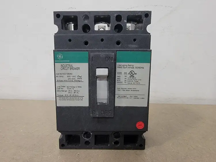 Used GENERAL ELECTRIC TED136060 Switchgears British Columbia CA | Lenmark #294483