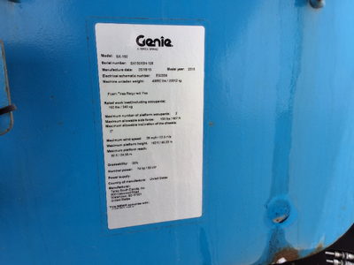 USED 2015 Genie SX-150