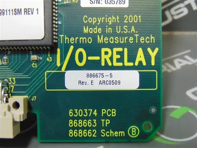 Thermo Measuretech 886675-5 I/O Relay Board Rev. E Used