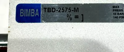 NEW BIMBA TBD-2575-M TWIN BORE CYLINDER TBD2575M