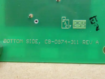 USED STATIC CONTROL SYSTEMS CB-0974-311