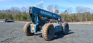 6,000 LB X 24' GRADALL MODEL #524 OFF ROAD TELEHANDLER, WITH SOLID RUBBER TIRES: YOBRO #25163