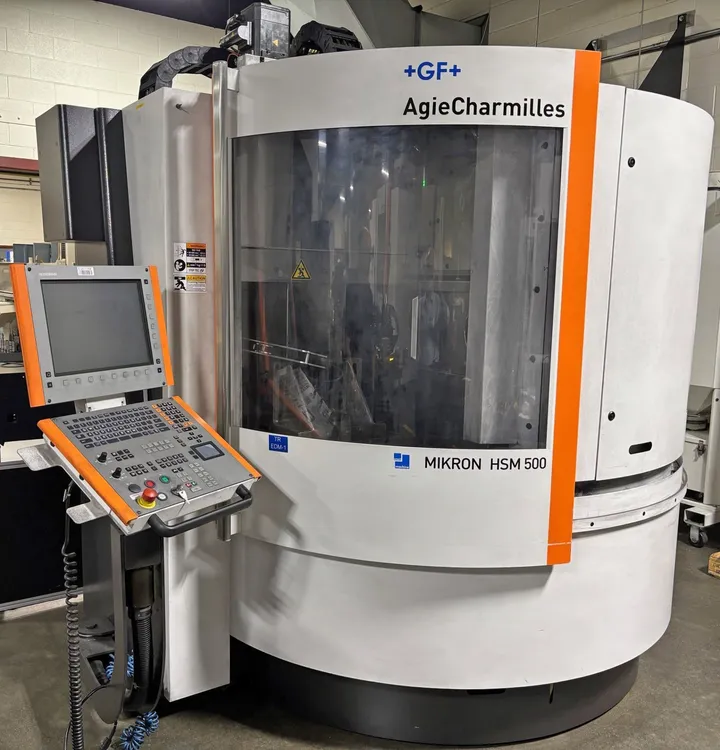 Used 2010 UNITED MACHINING MIKRON MILL HSM 500 Vertical Machining Centers US | FRANKE CNC, LLC #284028