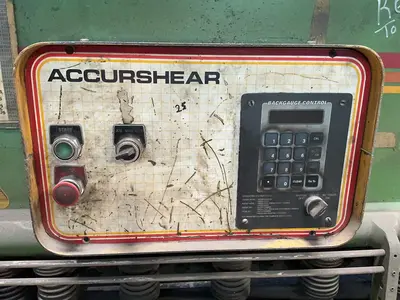Used 1994 ACCURPRESS INC 62508 Power Squaring Shears (Inch) Ohio US | HGR 24 #1291913