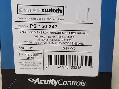 NEW SENSOR SWITCH PS 150 347